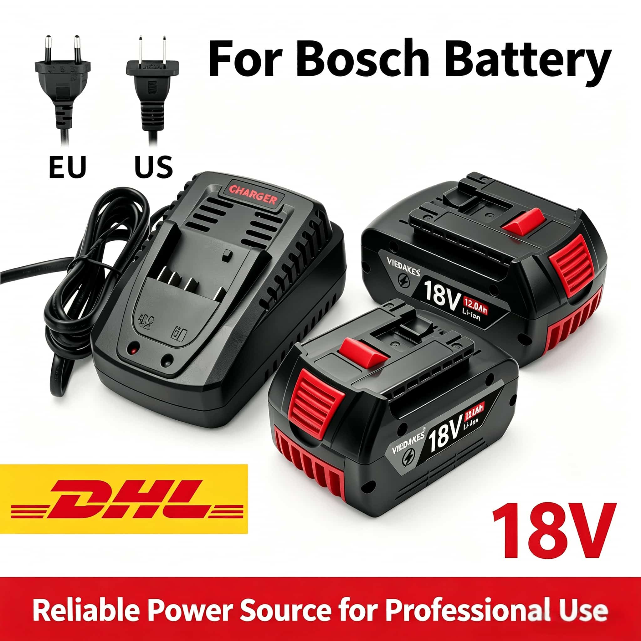 Bosch Drill Gsb 18V - Untuk Baterai Bosch BAT618 18V 8000MAh