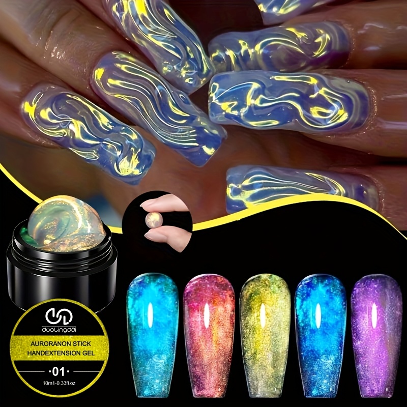 3D Printing Glue Stick - Doolingdai 10ml Aurora Gel Ekstensi Kuku