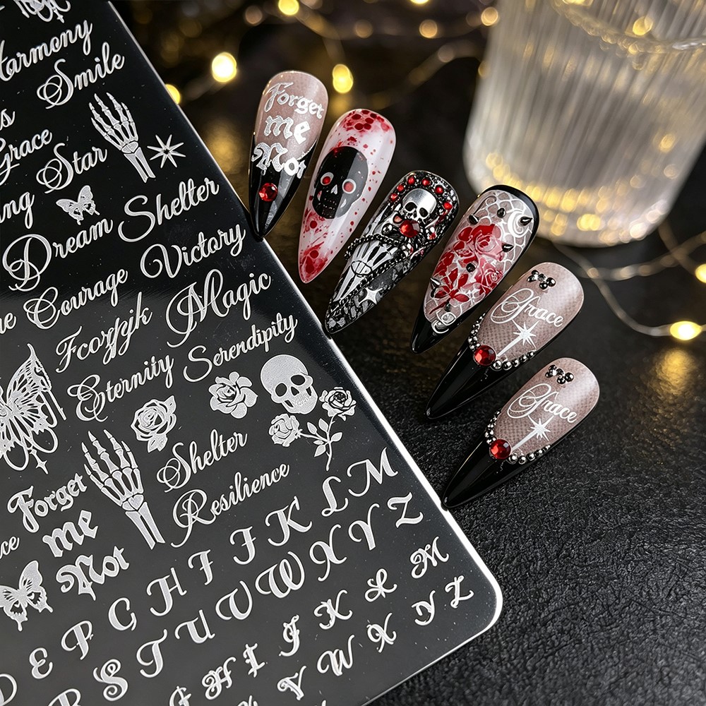Pelat Stamping Kuku Halloween  - 3D Printing Stainless Steel ulasan dan harga