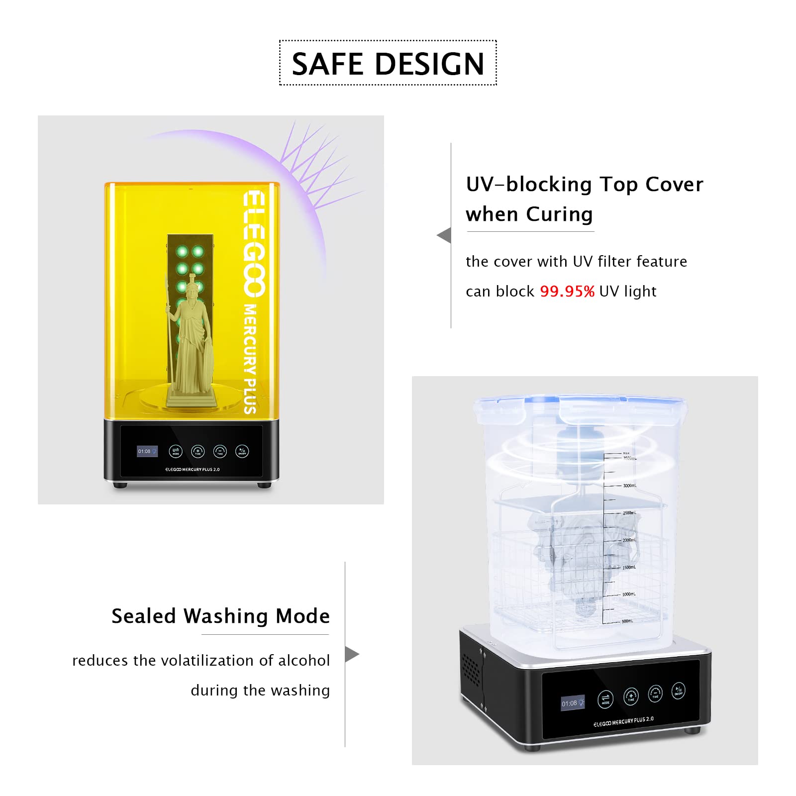 ELEGOO Plus 2.0 Wash and Cure  - 3D Printing Elegoo ulasan dan harga