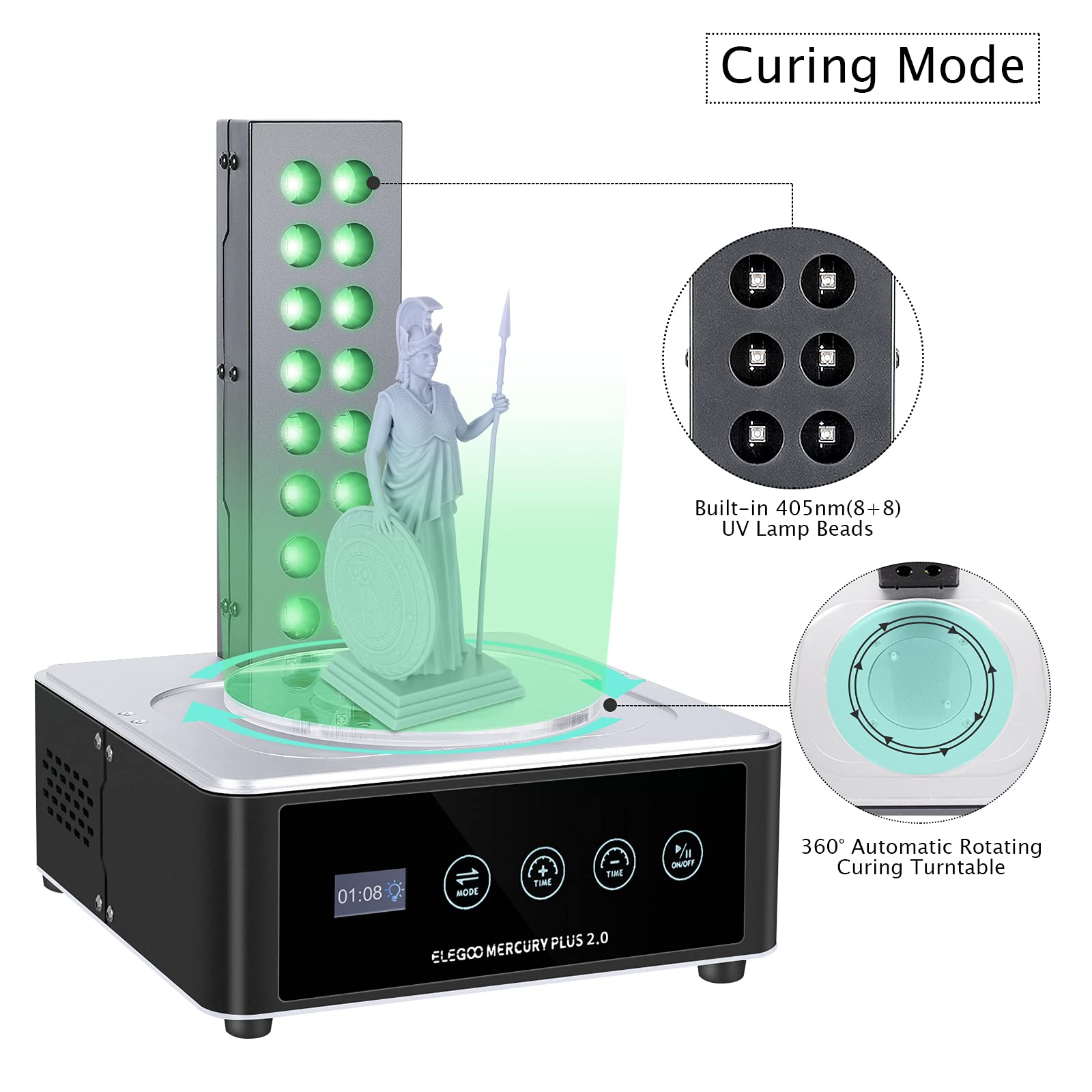ELEGOO Plus 2.0 Wash and Cure  - 3D Printing Elegoo ulasan dan harga