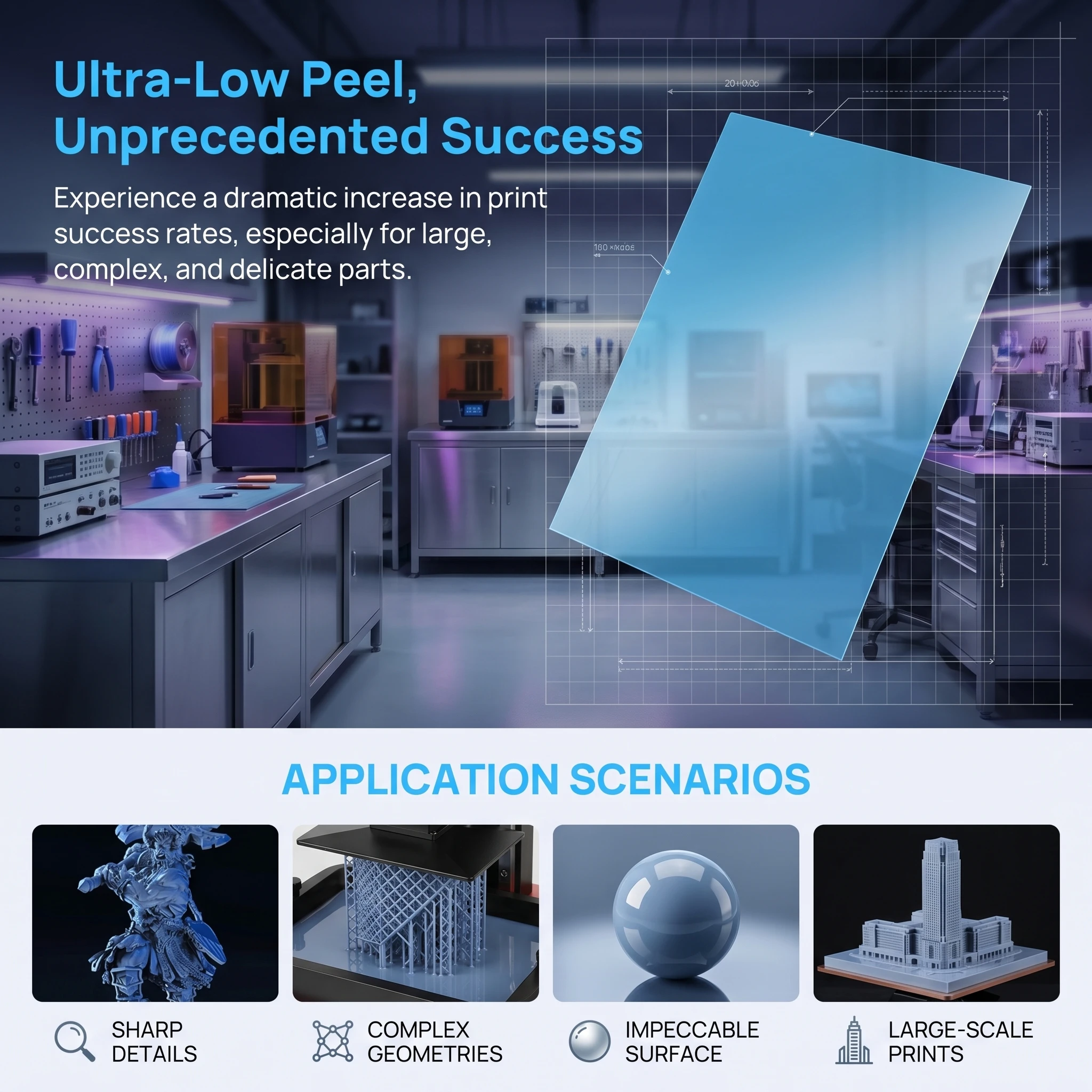 Film Pelepas ACF Kecepatan Tin - 3D Printing Elegoo ulasan dan harga