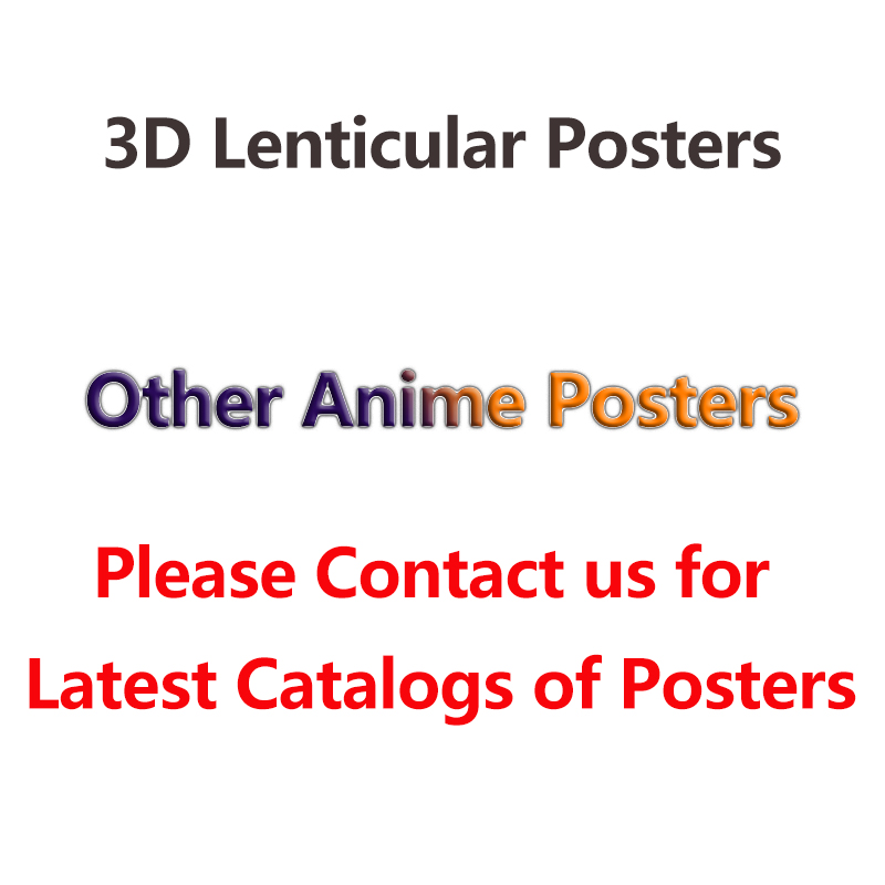 Poster Lenticular Anime 3D Fli - 3D Printing Room ulasan dan harga