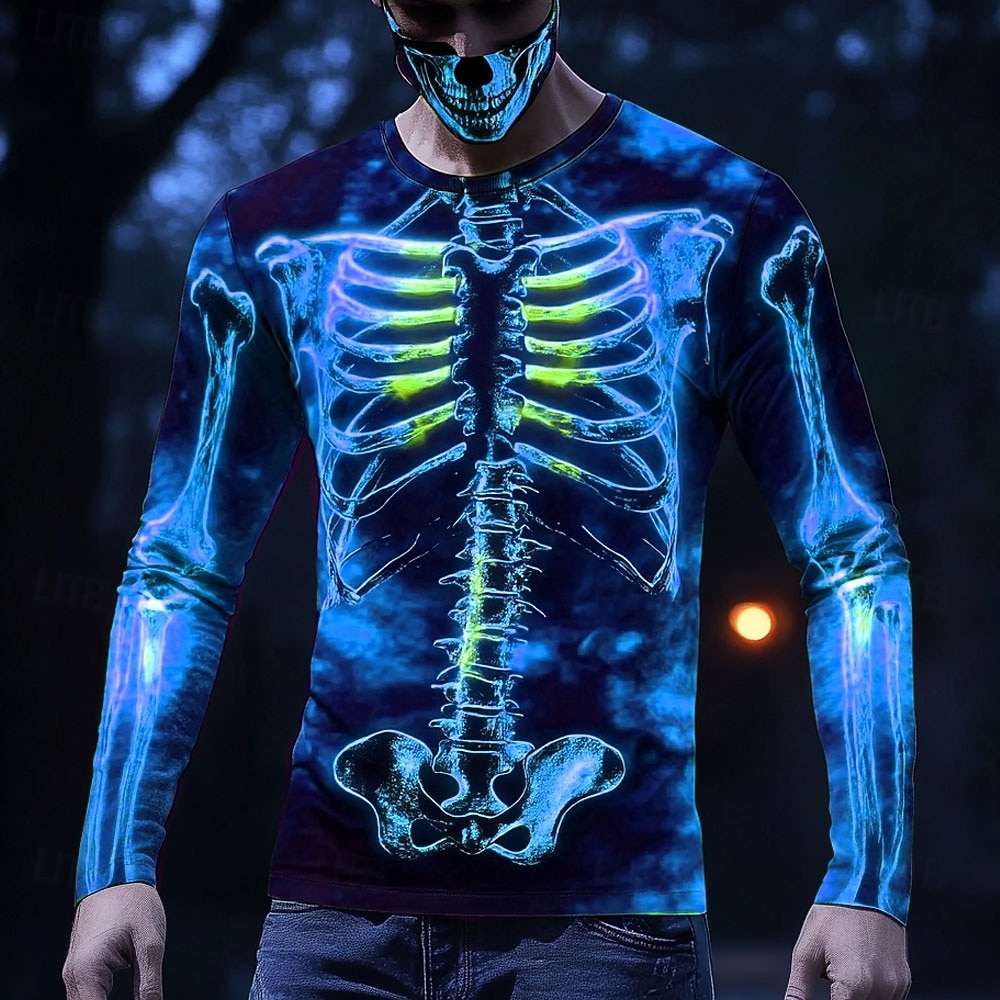 Kaus Lengan Panjang Gambar Cet - 3D Printing X Ray ulasan dan harga