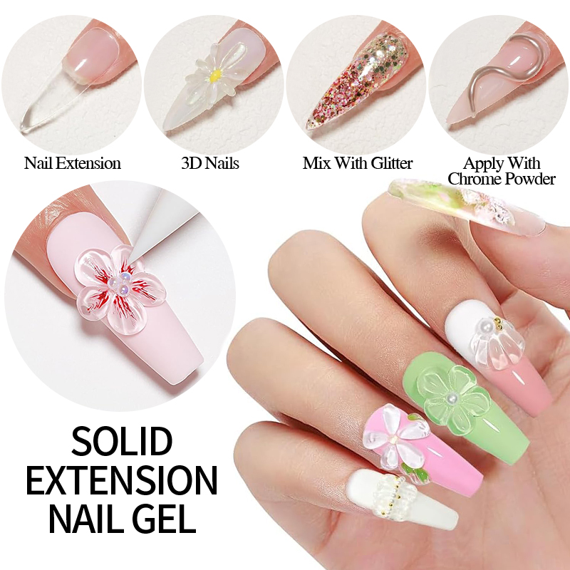Kit Gel Nail Art PUENTE 100g C - 3D Printing Glue Stick ulasan dan harga